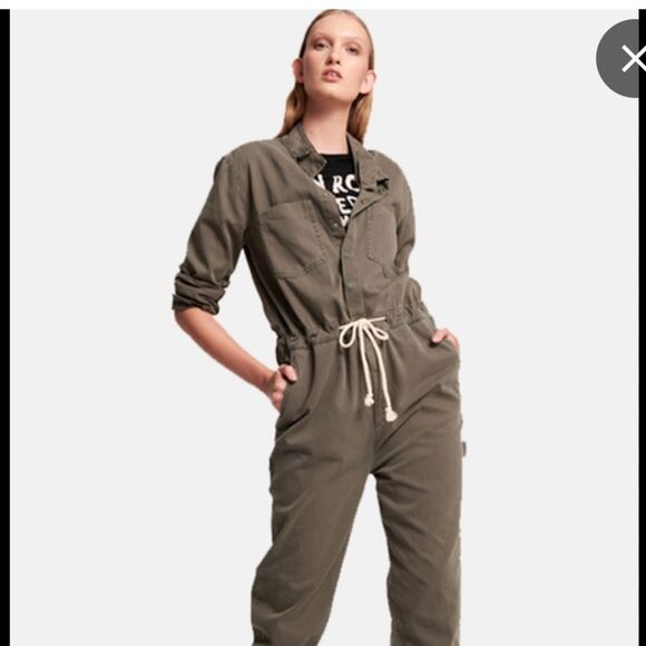 One Teaspoon Starship Jumpsuit in Dark Khaki M NWOT - Picture 15 of 15